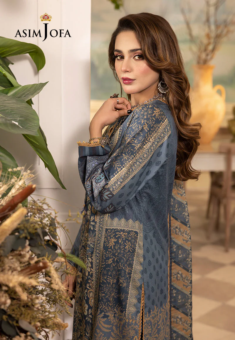 AJNRP-06 STITCHED PRINTED CAMBRIC STITCHED 3 PCS - Image 5