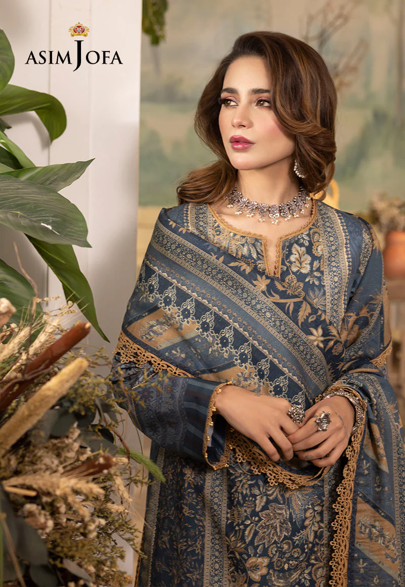 AJNRP-06 STITCHED PRINTED CAMBRIC STITCHED 3 PCS - Image 6