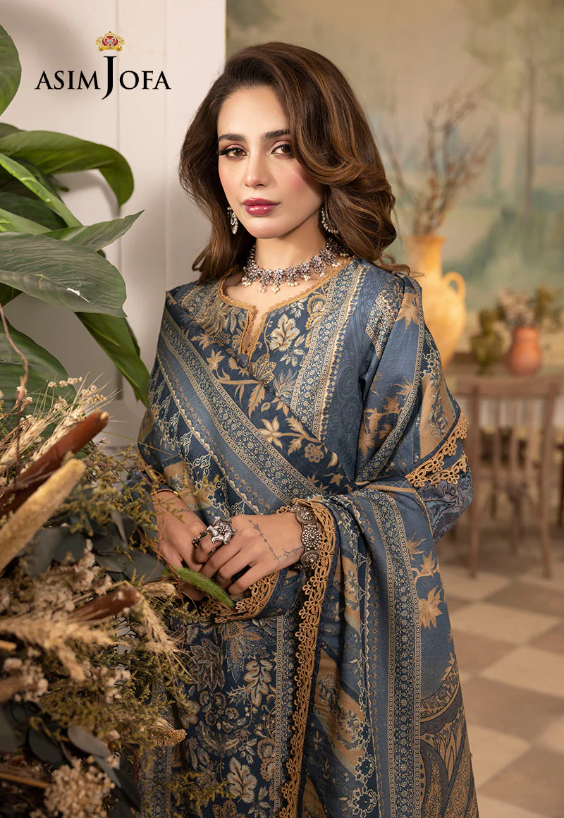 AJNRP-06 STITCHED PRINTED CAMBRIC STITCHED 3 PCS - Image 8
