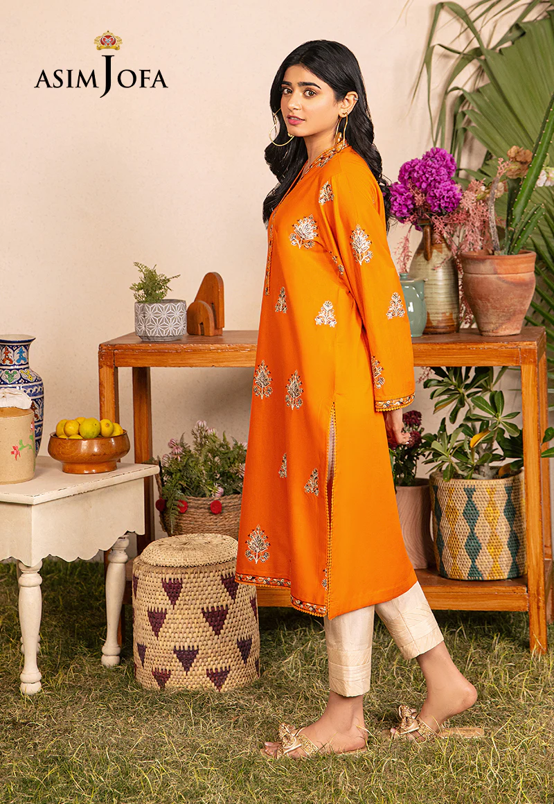AJOD-11 EMBROIDERED SWISS LAWN 1 PC - Image 2