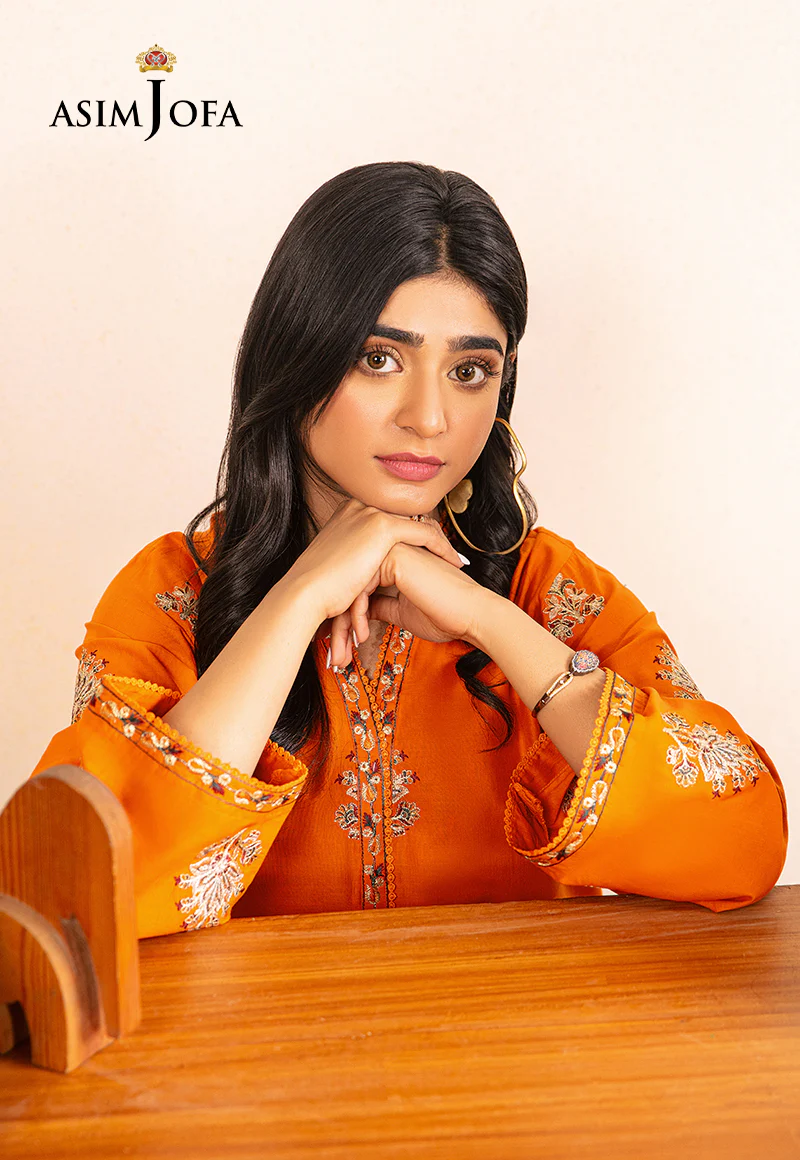 AJOD-11 EMBROIDERED SWISS LAWN 1 PC - Image 3