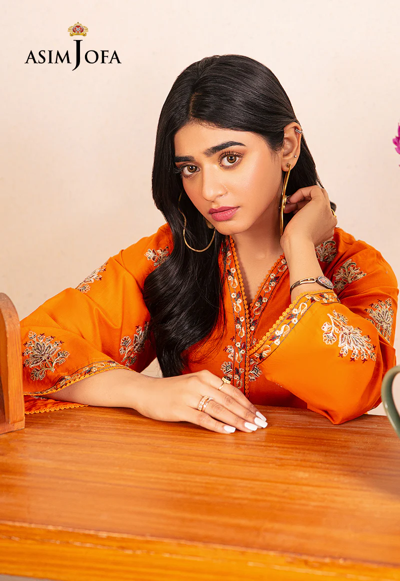 AJOD-11 EMBROIDERED SWISS LAWN 1 PC - Image 4