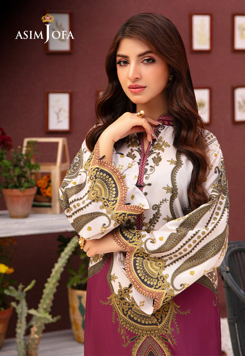 AJODD-05-XS PRINTED LAWN SILK 1 PC - Image 3
