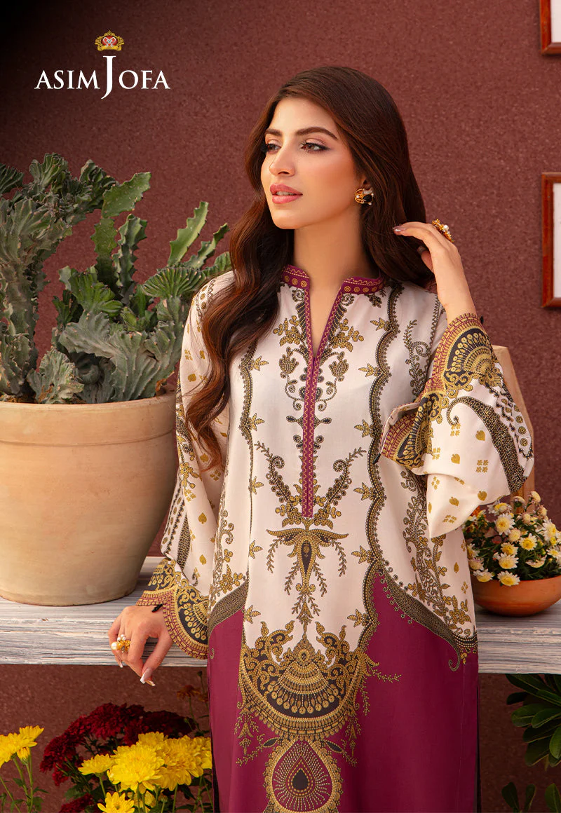 AJODD-05-XS PRINTED LAWN SILK 1 PC - Image 4
