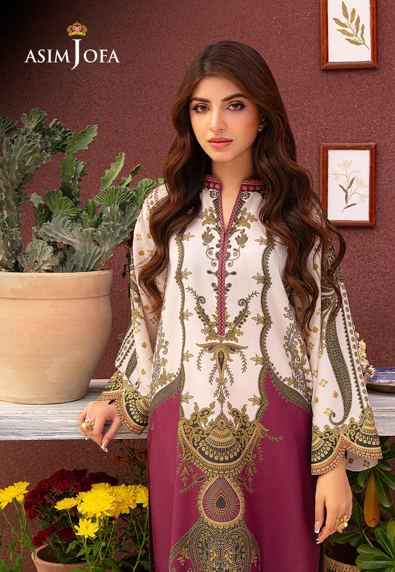 AJODD-05-XS PRINTED LAWN SILK 1 PC - Image 5