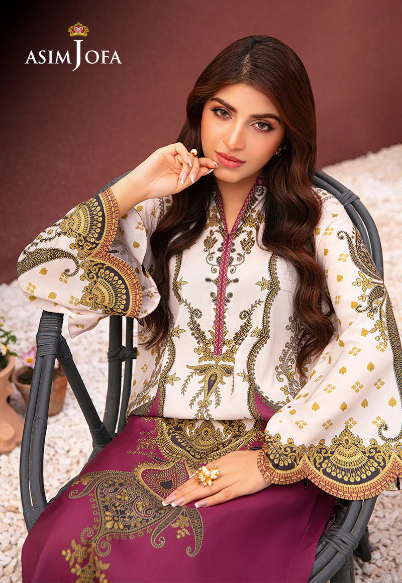AJODD-05-XS PRINTED LAWN SILK 1 PC - Image 8