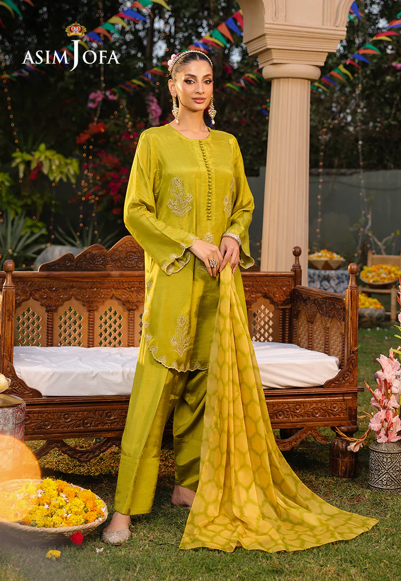 AJPB-162 EMBROIDERED RAW SILK 3PC - Image 2