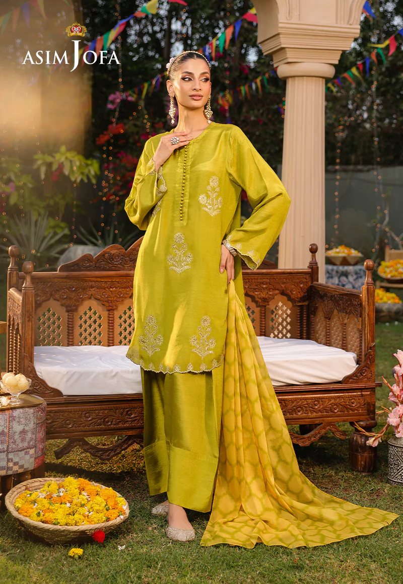 AJPB-162 EMBROIDERED RAW SILK 3PC - Image 3