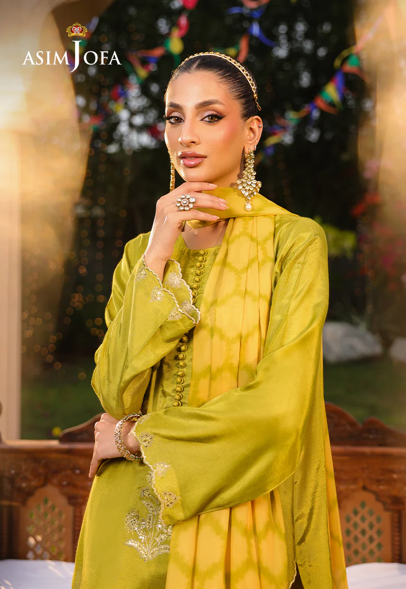 AJPB-162 EMBROIDERED RAW SILK 3PC - Image 5
