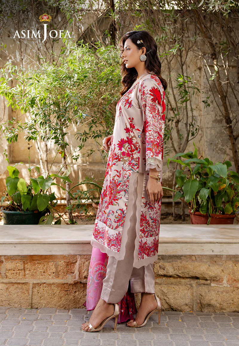 AJPB-201 PRINTED CHARMEUSE SILK STITCHED 3PCS - Image 3
