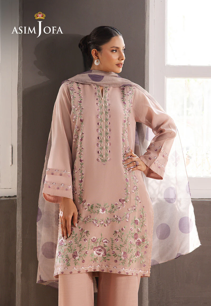 AJPB-223 EMBROIDERED PAPER COTTON STITCHED 3PCS - Image 3