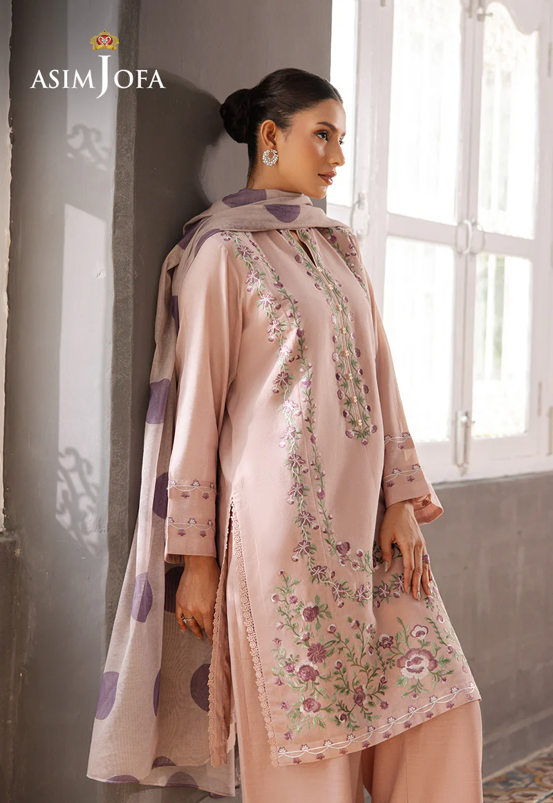 AJPB-223 EMBROIDERED PAPER COTTON STITCHED 3PCS - Image 4