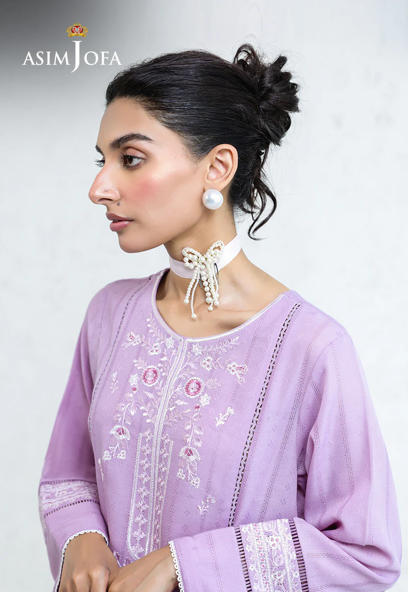 AJPB-231 EMBROIDERED SIGNATURE LAWN STITCHED 2PCS - Image 3