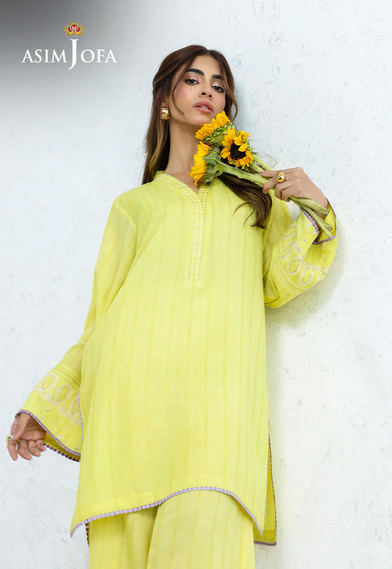 AJPB-232 EMBROIDERED SIGNATURE LAWN STITCHED 2PCS - Image 6
