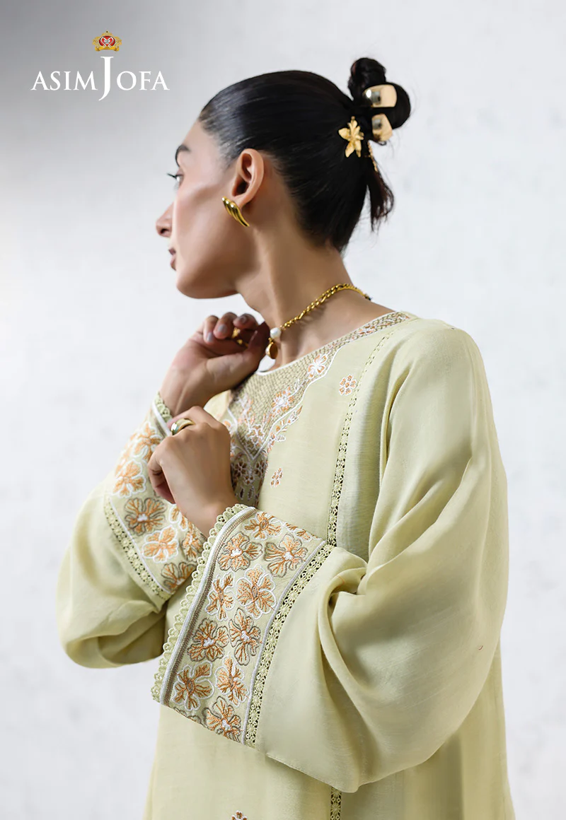 AJPB-235 EMBROIDERED RAW SILK STITCHED 2PCS - Image 6
