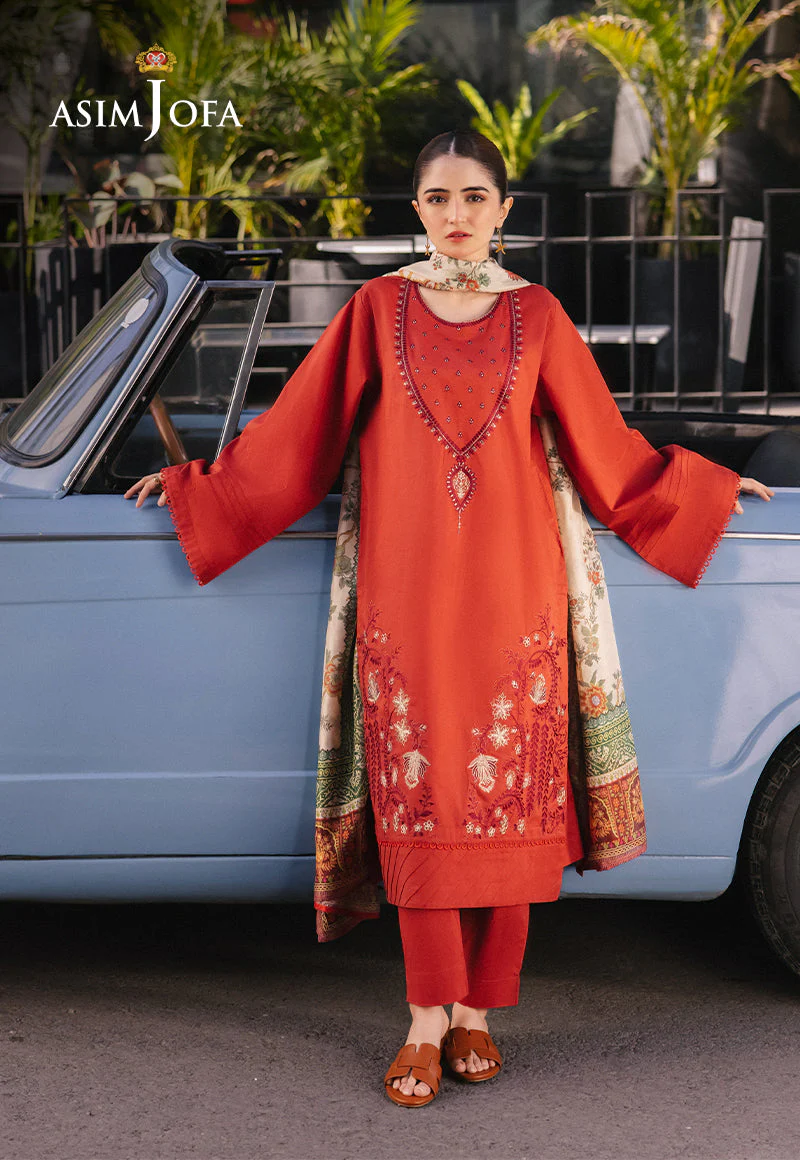 AJPBD-41-XS EMBROIDERED LAWN 3 PCS