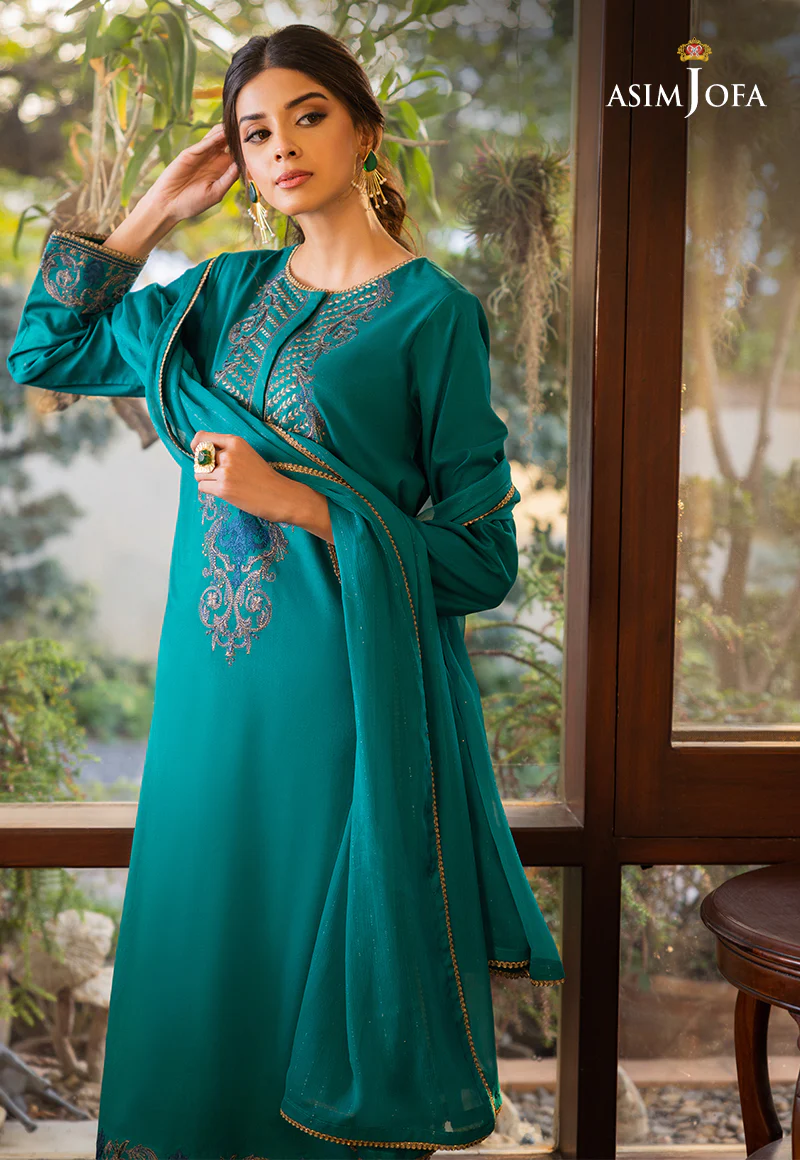 AJPE-19 (3-PC) EMBROIDERED CAMBRIC 3 PCS - Image 5