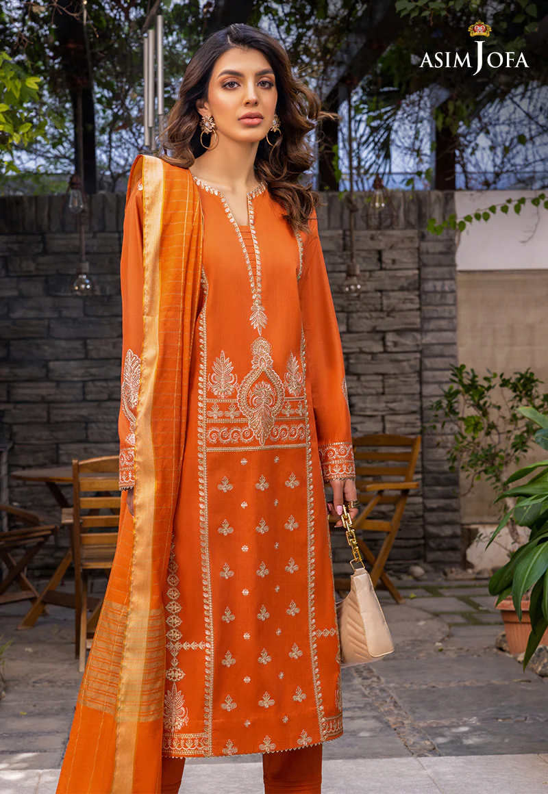 AJPE-21 (3-PC) EMBROIDERED CAMBRIC 3 PCS - Image 2