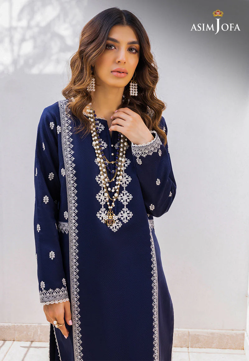 AJPED-29 EMBROIDERED SELF JACQUARD STITCHED 1 PC - Image 7
