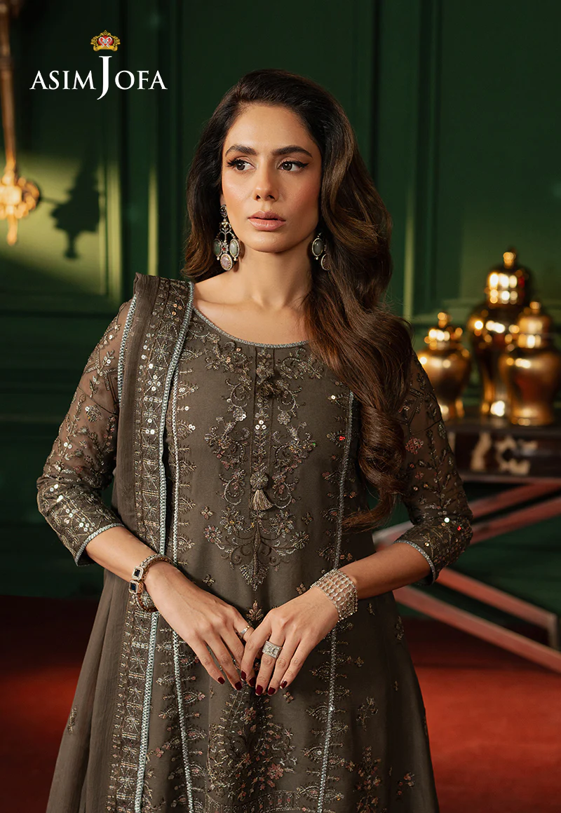 AJPF-21 EMBROIDERED CHIFFON 3 PCS - Image 3