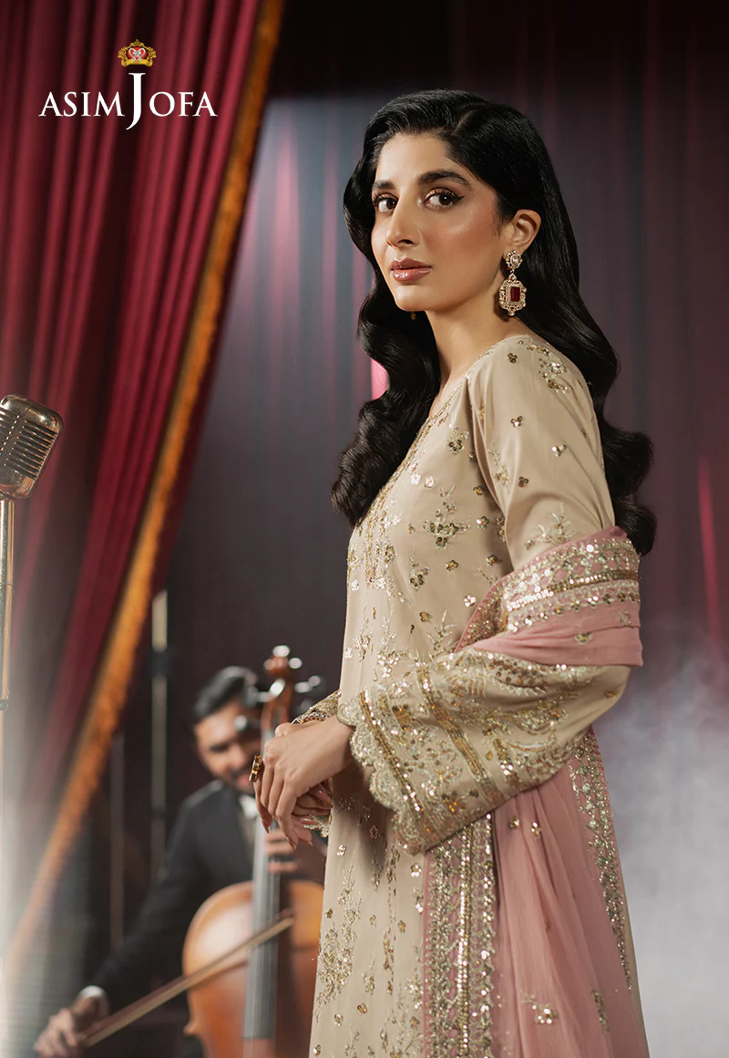AJPF-24 EMBROIDERED SPUN RAW SILK 3 PCS - Image 6