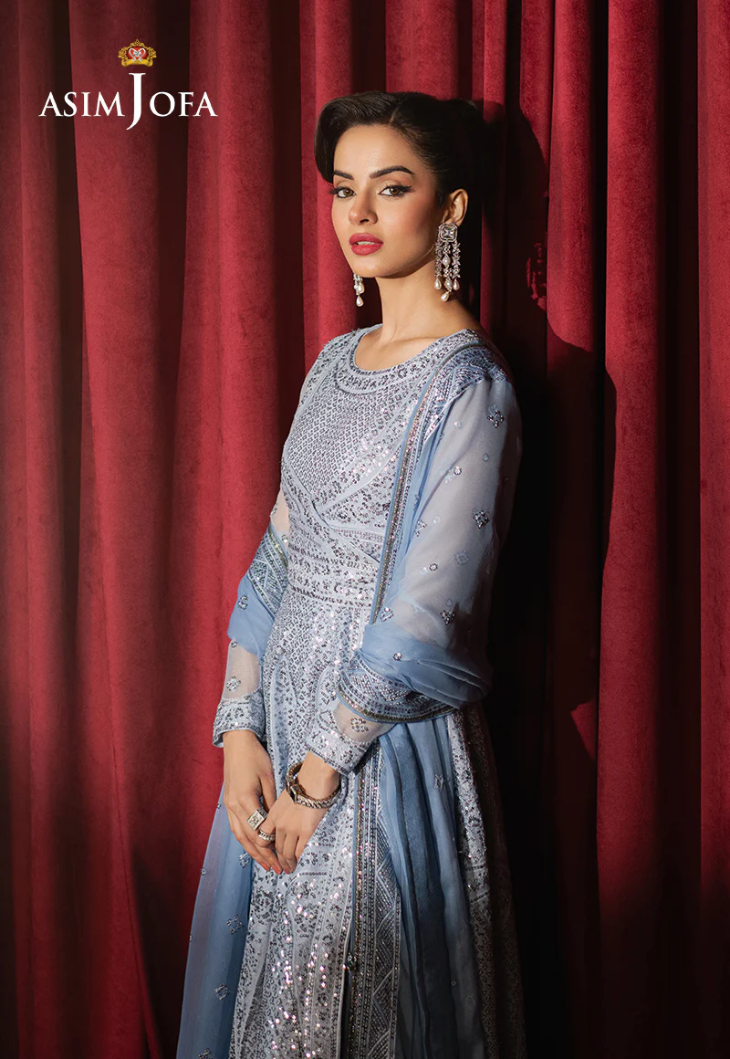 AJPF-28 EMBROIDERED CHIFFON 3 PCS - Image 6