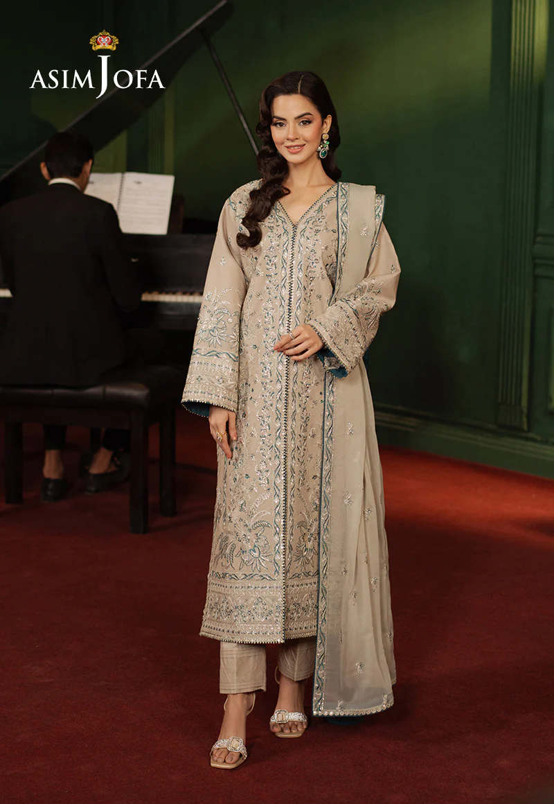 AJPF-29 EMBROIDERED SILK 3 PCS
