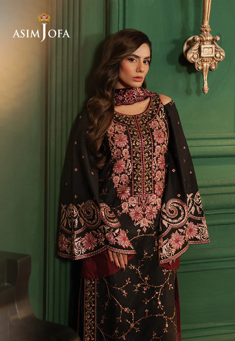 AJPFD-19 EMBROIDERED SILK STITCHED 3 PCS - Image 3