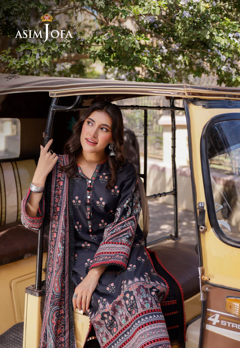 AJPLD-19 PRINTED ARABIC LAWN 3 PCS - Image 10