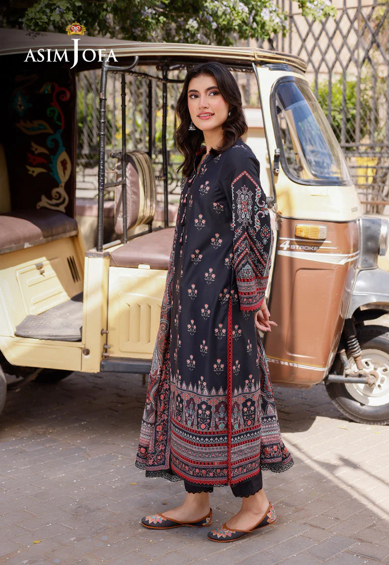AJPLD-19 PRINTED ARABIC LAWN 3 PCS - Image 6