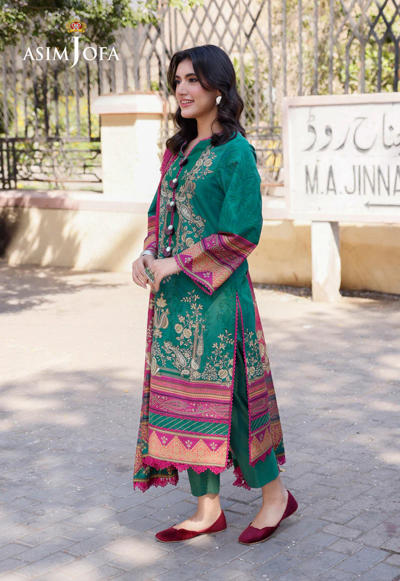 AJPLD-04-XS PRINTED ARABIC LAWN 3 PCS - Image 4
