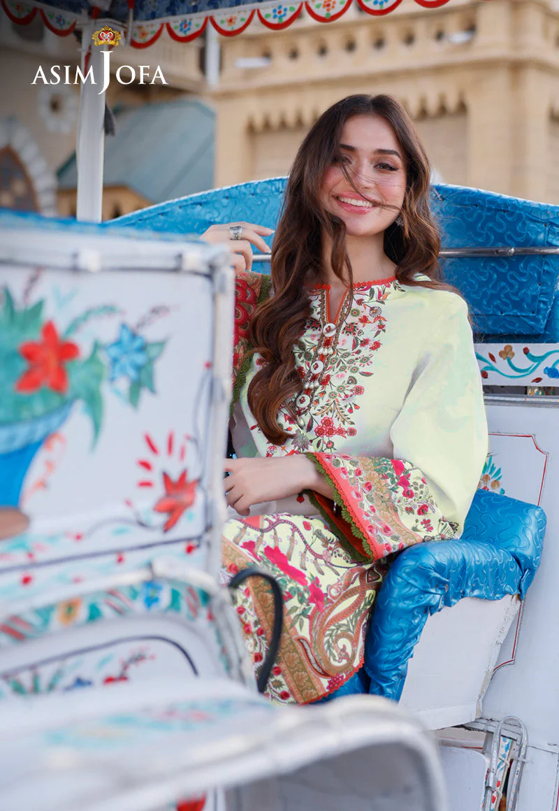 AJPLD-06 PRINTED ARABIC LAWN STITCHED 3 PCS - Image 6