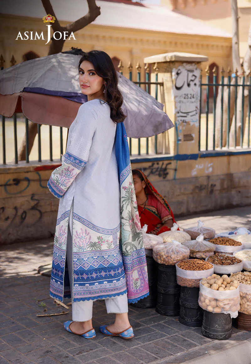 AJPLD-1 PRINTED ARABIC LAWN 3 PCS - Image 2
