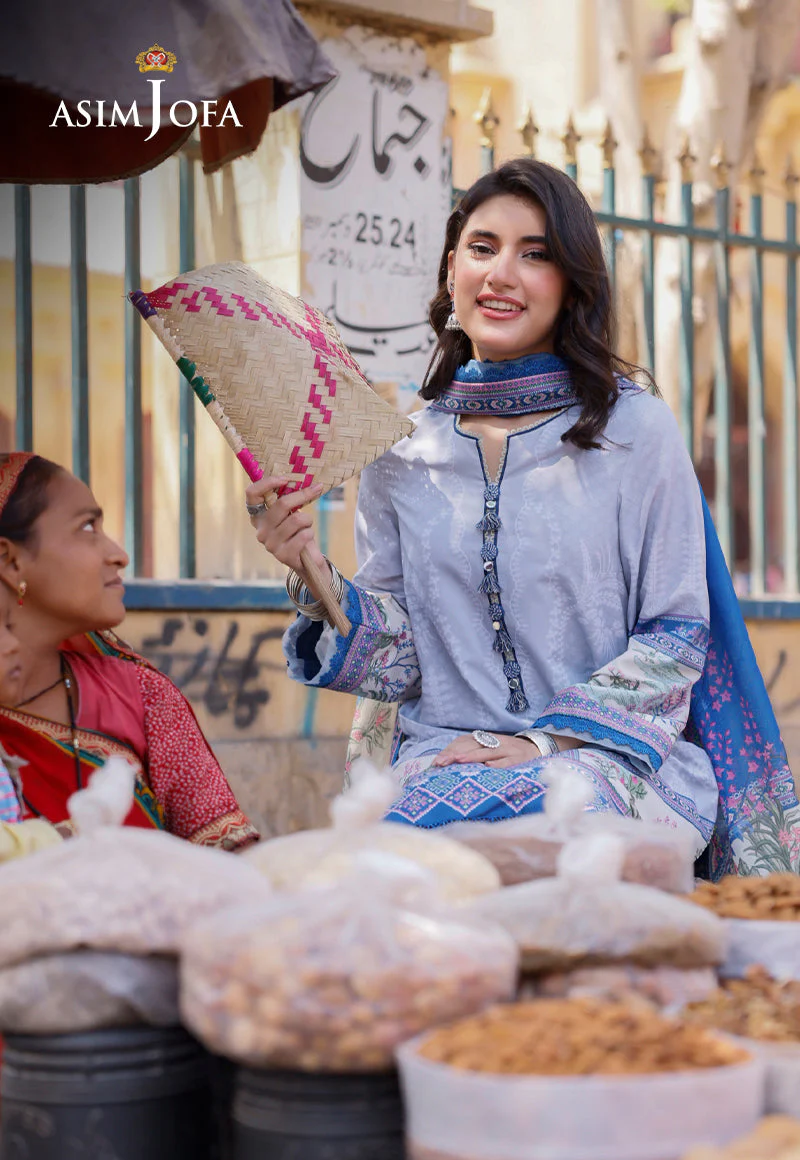 AJPLD-1 PRINTED ARABIC LAWN 3 PCS - Image 6
