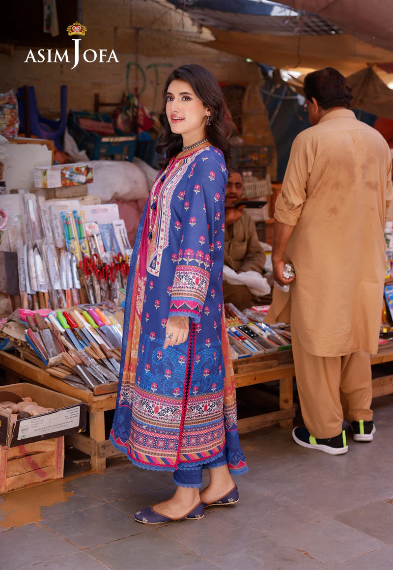 AJPLD-12 PRINTED ARABIC LAWN 3 PCS - Image 2