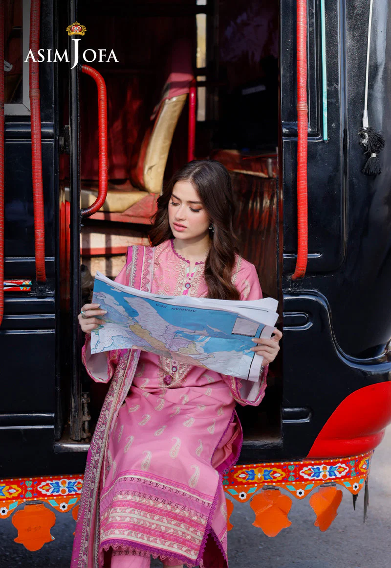 AJPLD-13 PRINTED ARABIC LAWN 3 PCS - Image 11