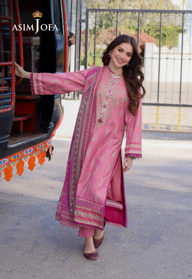 AJPLD-13 PRINTED ARABIC LAWN 3 PCS - Image 4