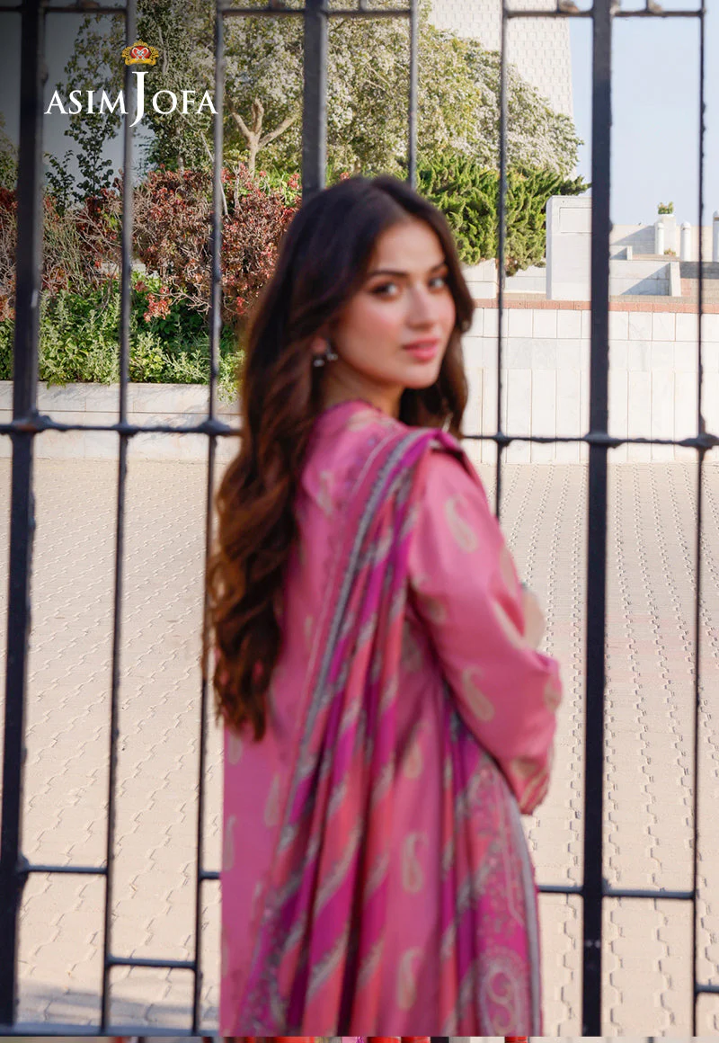 AJPLD-13 PRINTED ARABIC LAWN 3 PCS - Image 8