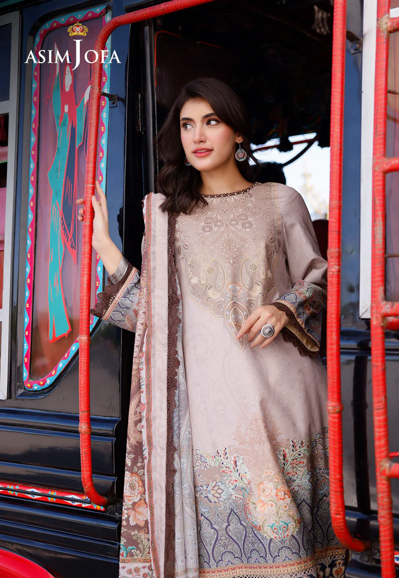 AJPLD-16 PRINTED ARABIC LAWN 3 PCS - Image 11