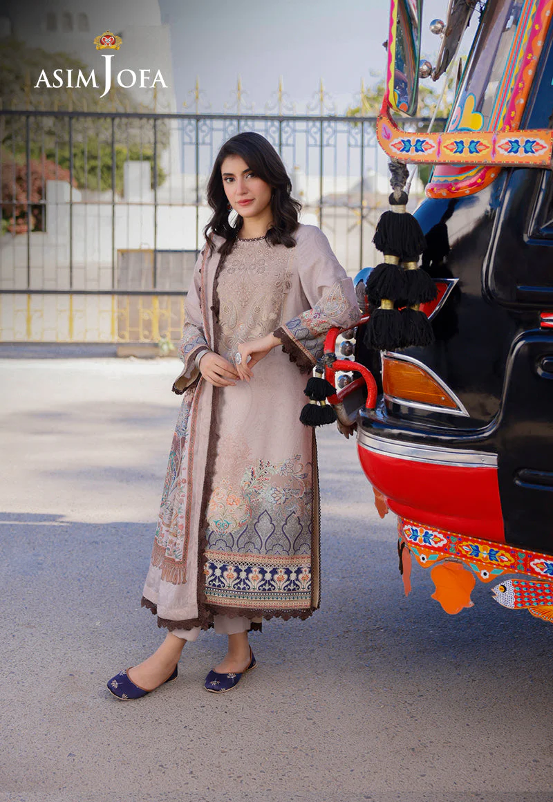 AJPLD-16 PRINTED ARABIC LAWN 3 PCS - Image 5