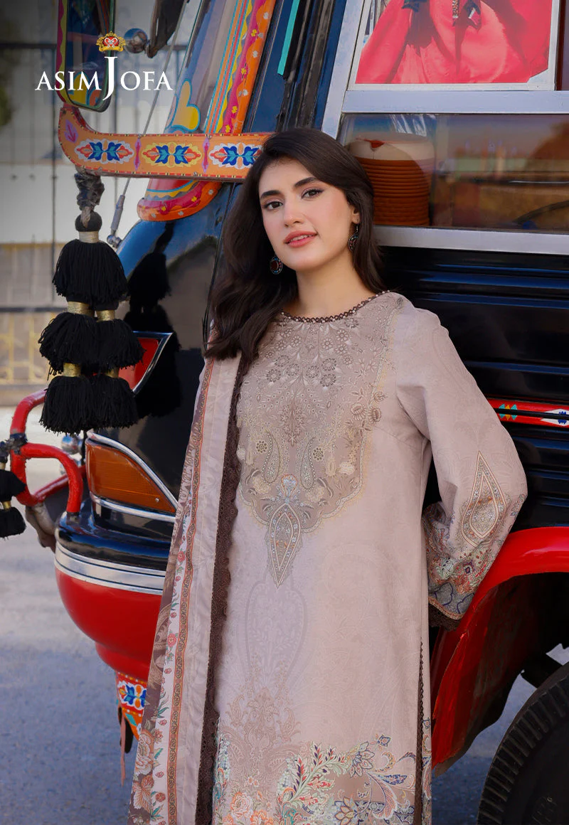 AJPLD-16 PRINTED ARABIC LAWN 3 PCS - Image 9