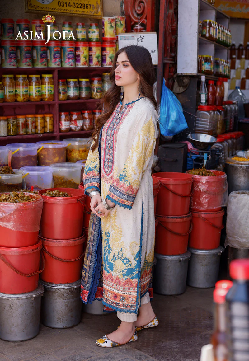 AJPLD-18-XS PRINTED ARABIC LAWN 3 PCS - Image 3