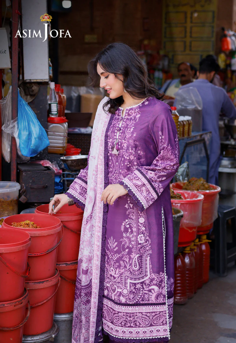 AJPLD-20 PRINTED ARABIC LAWN 3 PCS - Image 4
