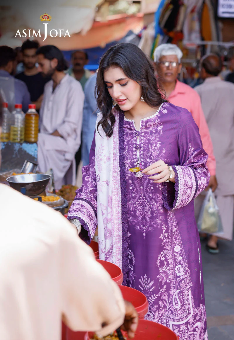 AJPLD-20 PRINTED ARABIC LAWN 3 PCS - Image 6