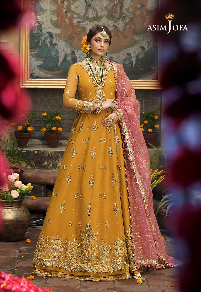 AJR-09 EMBROIDERED ORGANZA 3 PCS
