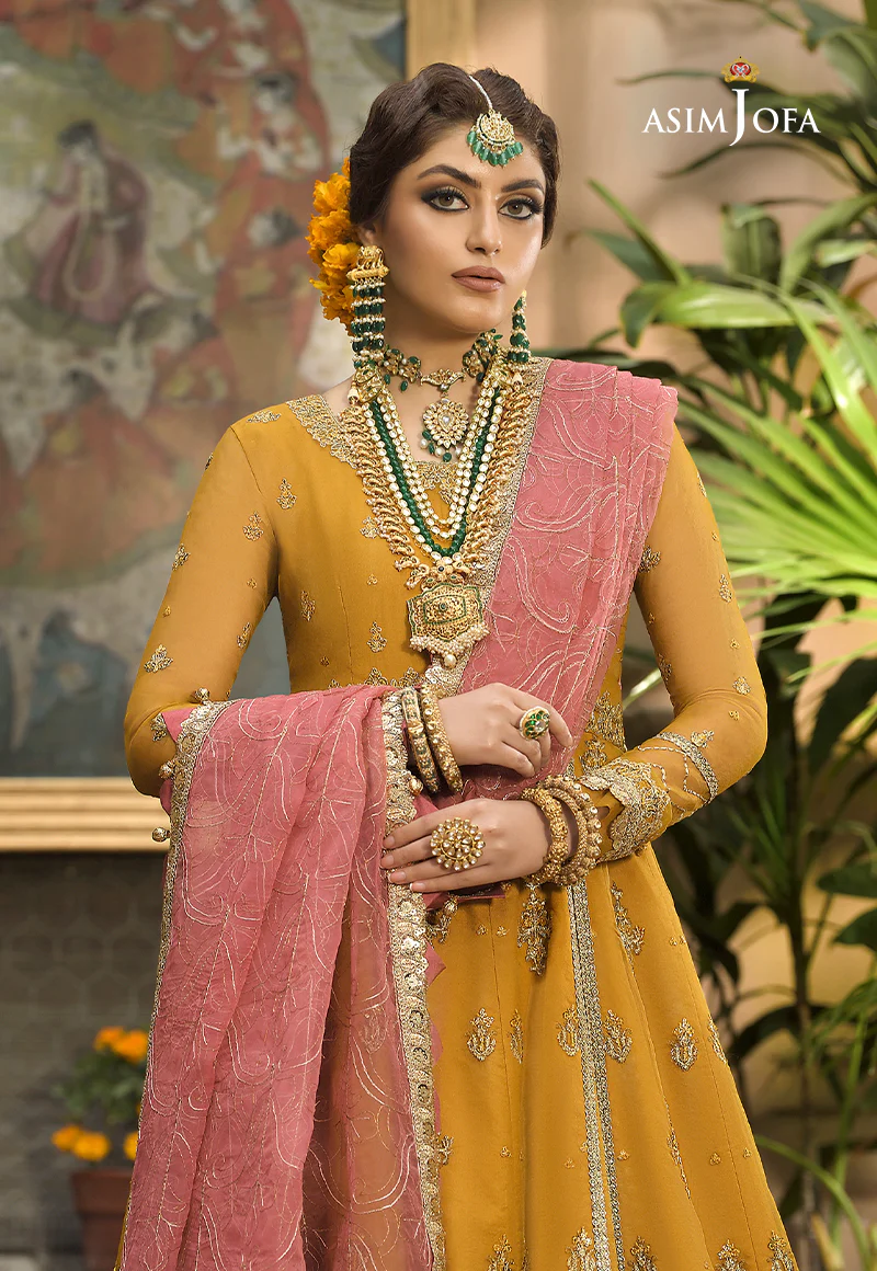 AJR-09 EMBROIDERED ORGANZA 3 PCS - Image 3
