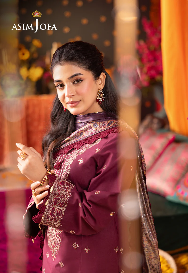 AJRA-08 EMBROIDERED LAWN 3 PCS - Image 8
