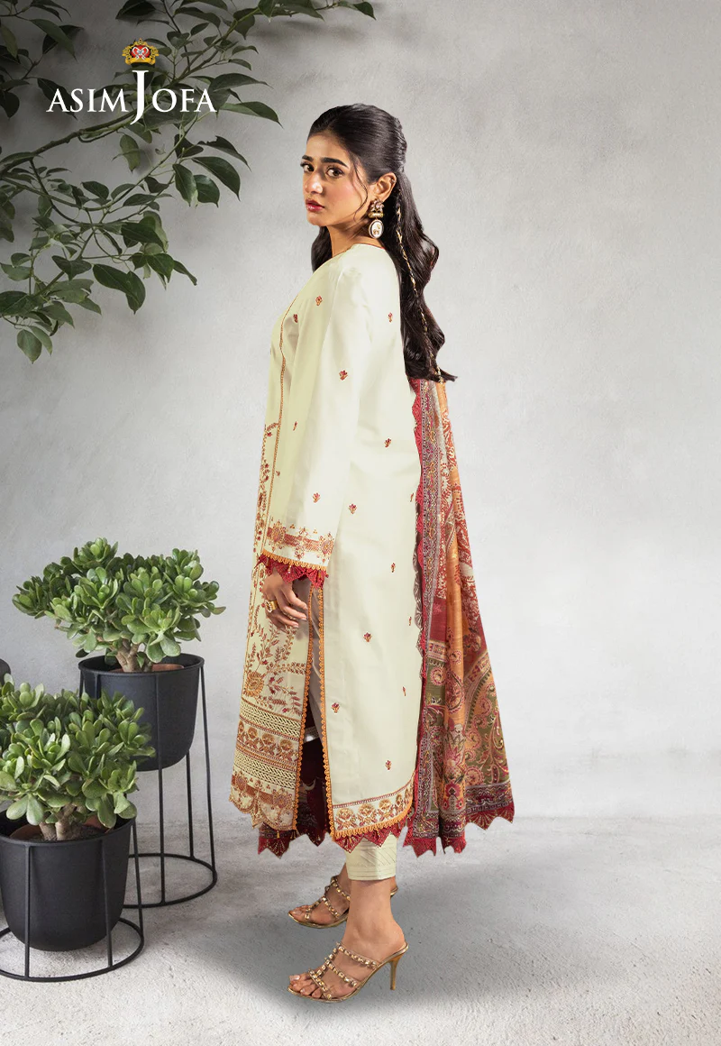 AJRA-09 EMBROIDERED LAWN 3 PCS - Image 2