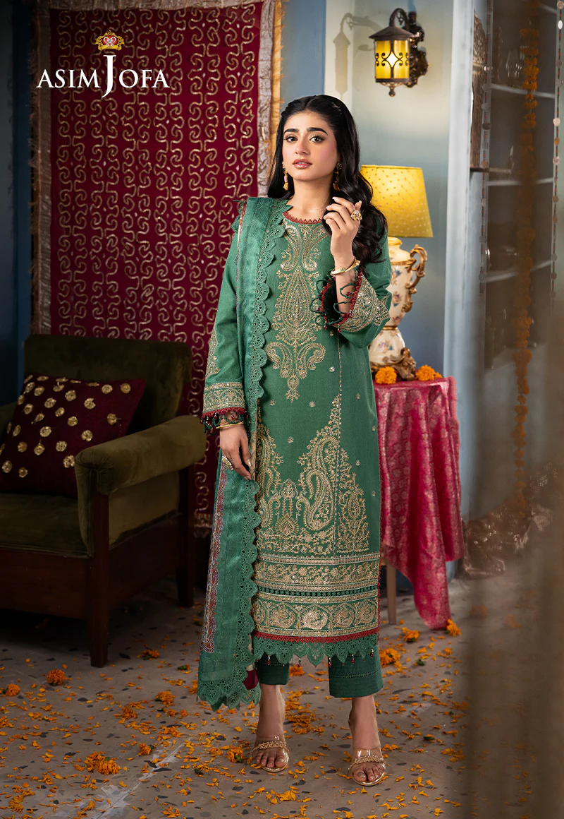AJRA-25 EMBROIDERED JACQUARD 3 PCS - Image 3
