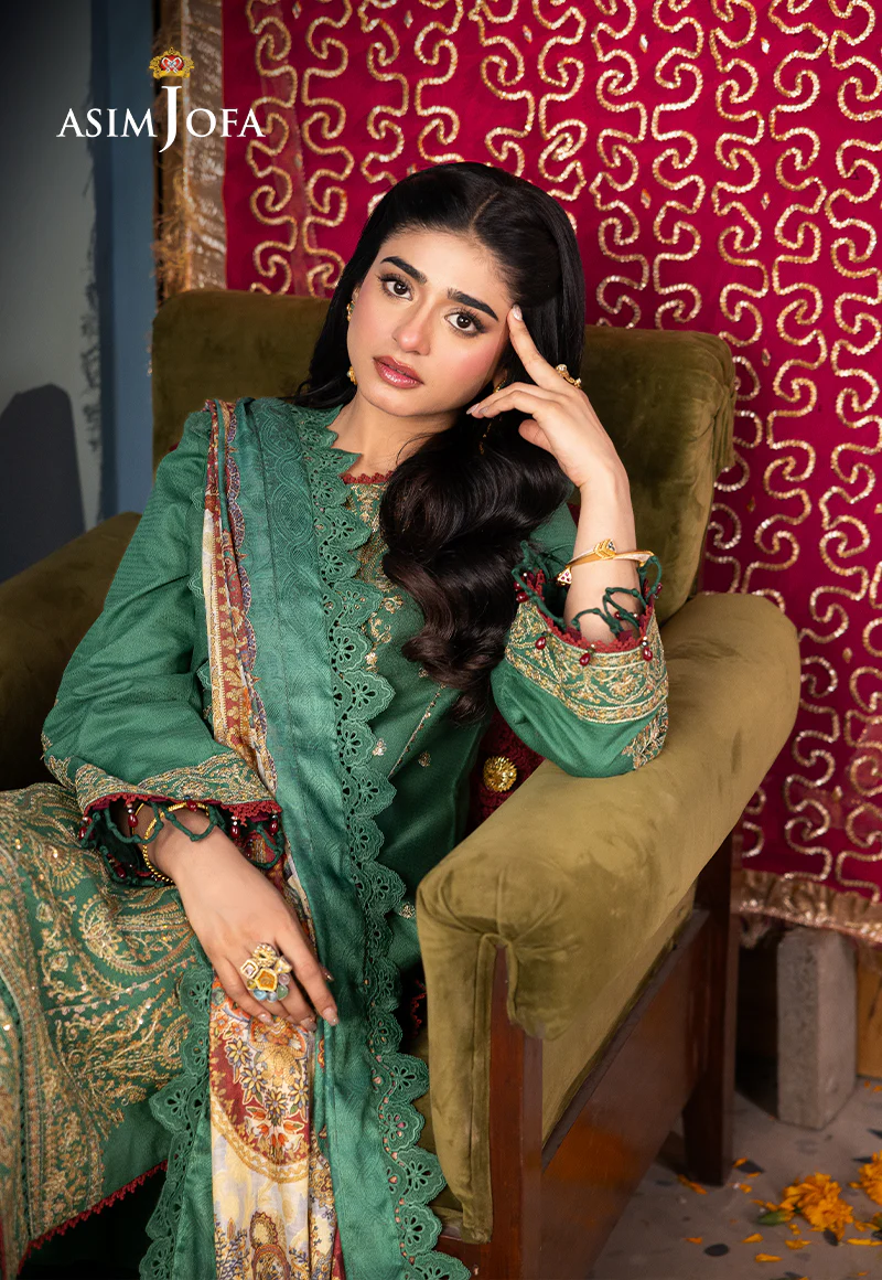 AJRA-25 EMBROIDERED JACQUARD 3 PCS - Image 9